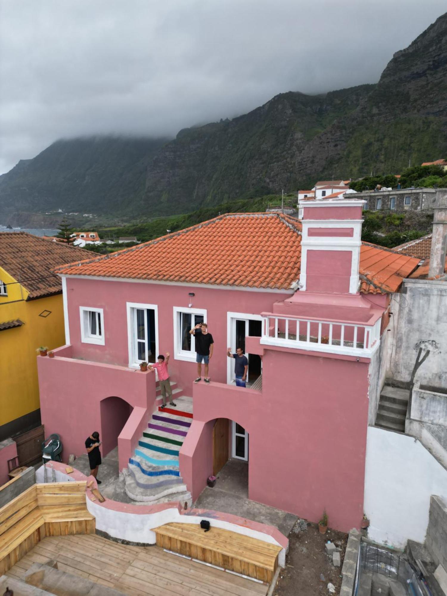 הוסטל Faja Grande The Pink House מראה חיצוני תמונה