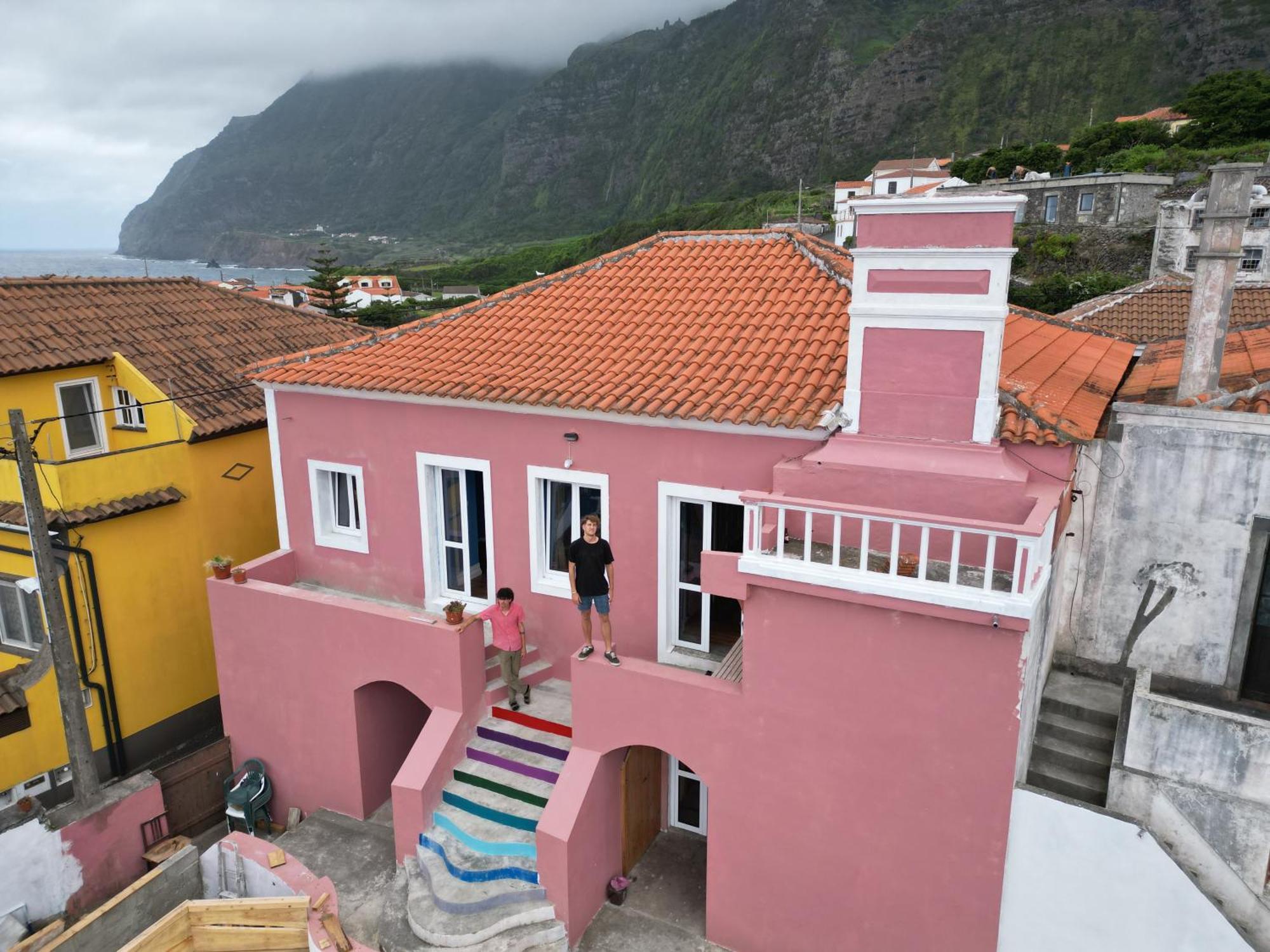 הוסטל Faja Grande The Pink House מראה חיצוני תמונה